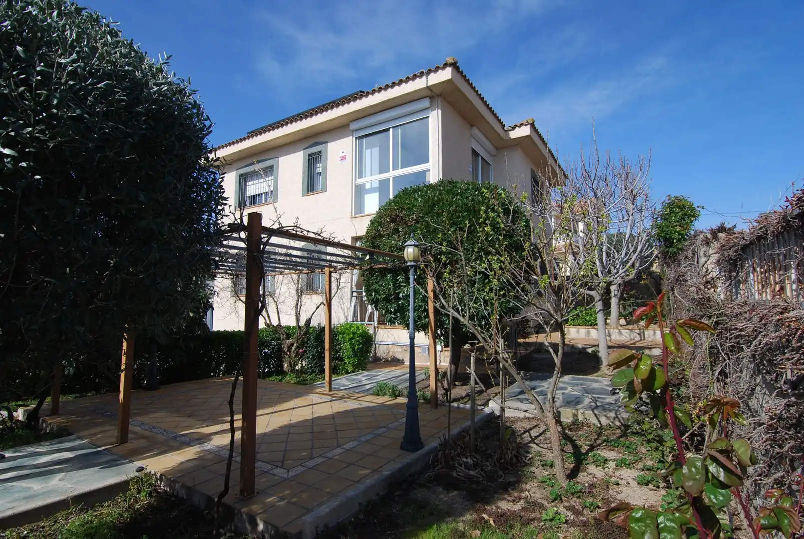 Exterior view of Houses for sale in Navas del Rey  with Heating