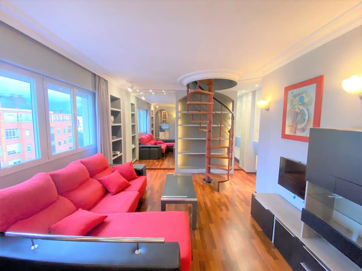 Sala de estar de Piso de alquiler en Vitoria - Gasteiz