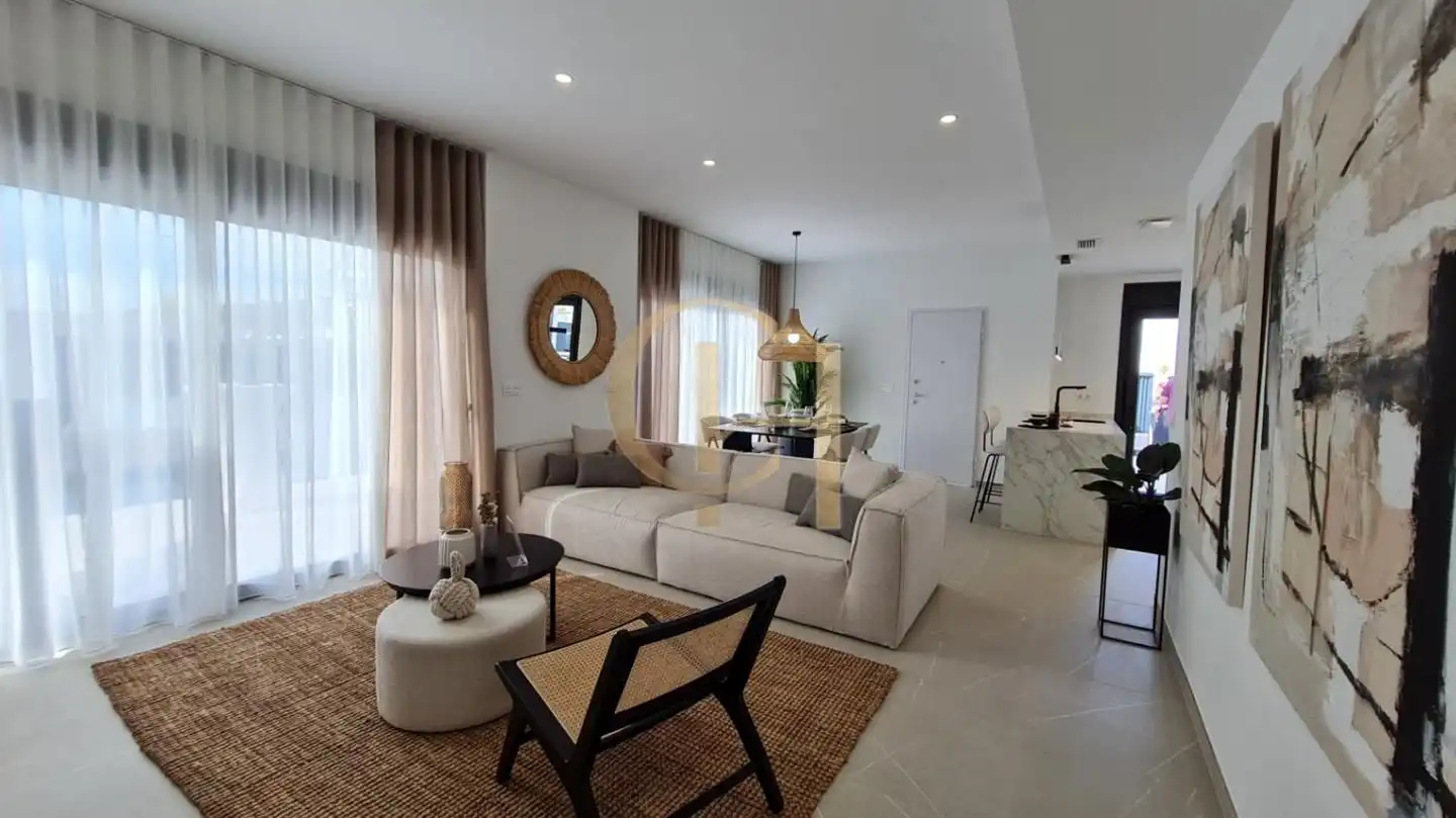 Sala de estar de Casa o chalet en venta en Los Alcázares con Calefacción, Terraza y Piscina