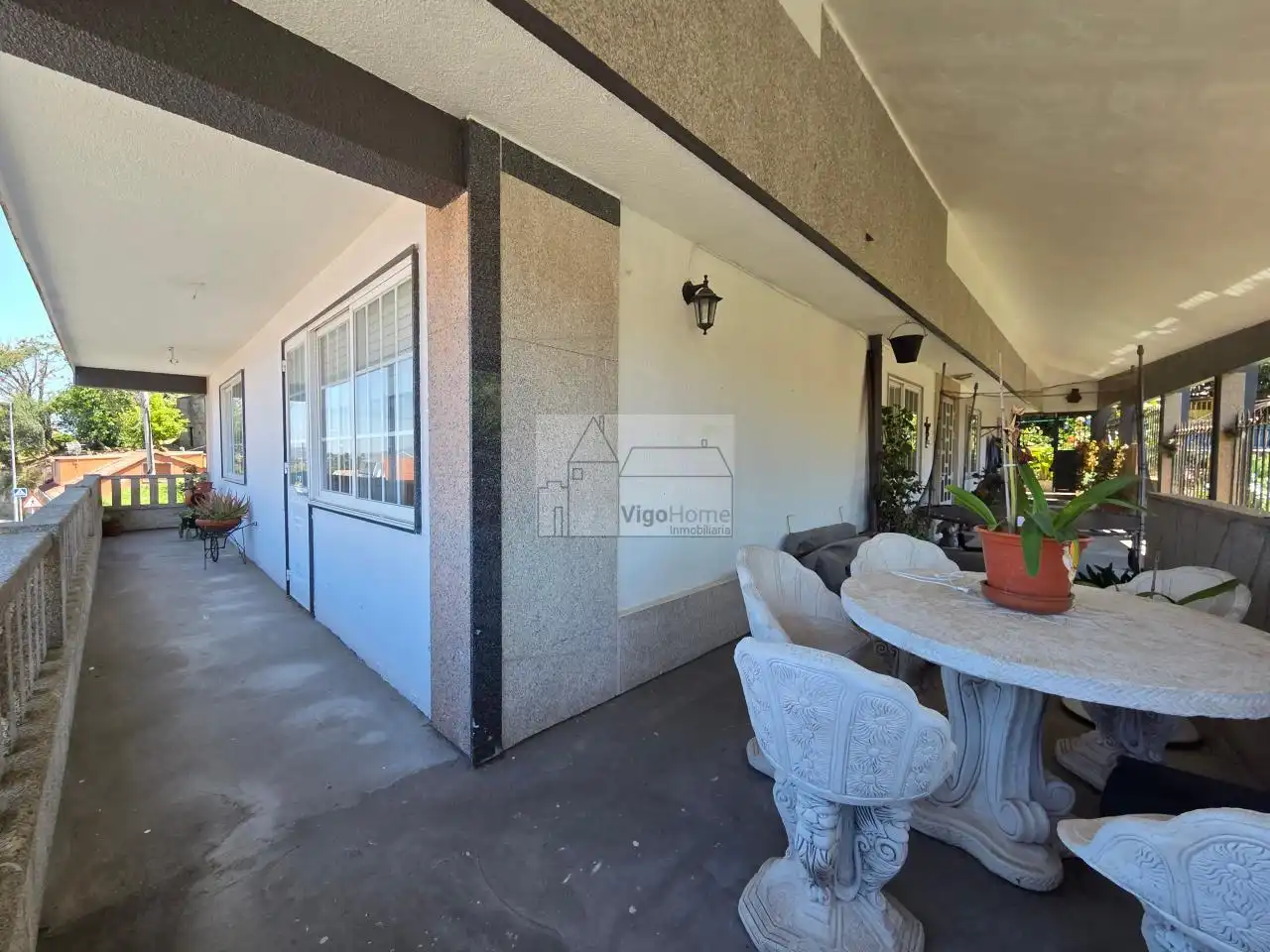 Terraza de Casa o chalet en venta en Vigo  con Calefacción y Jardín privado