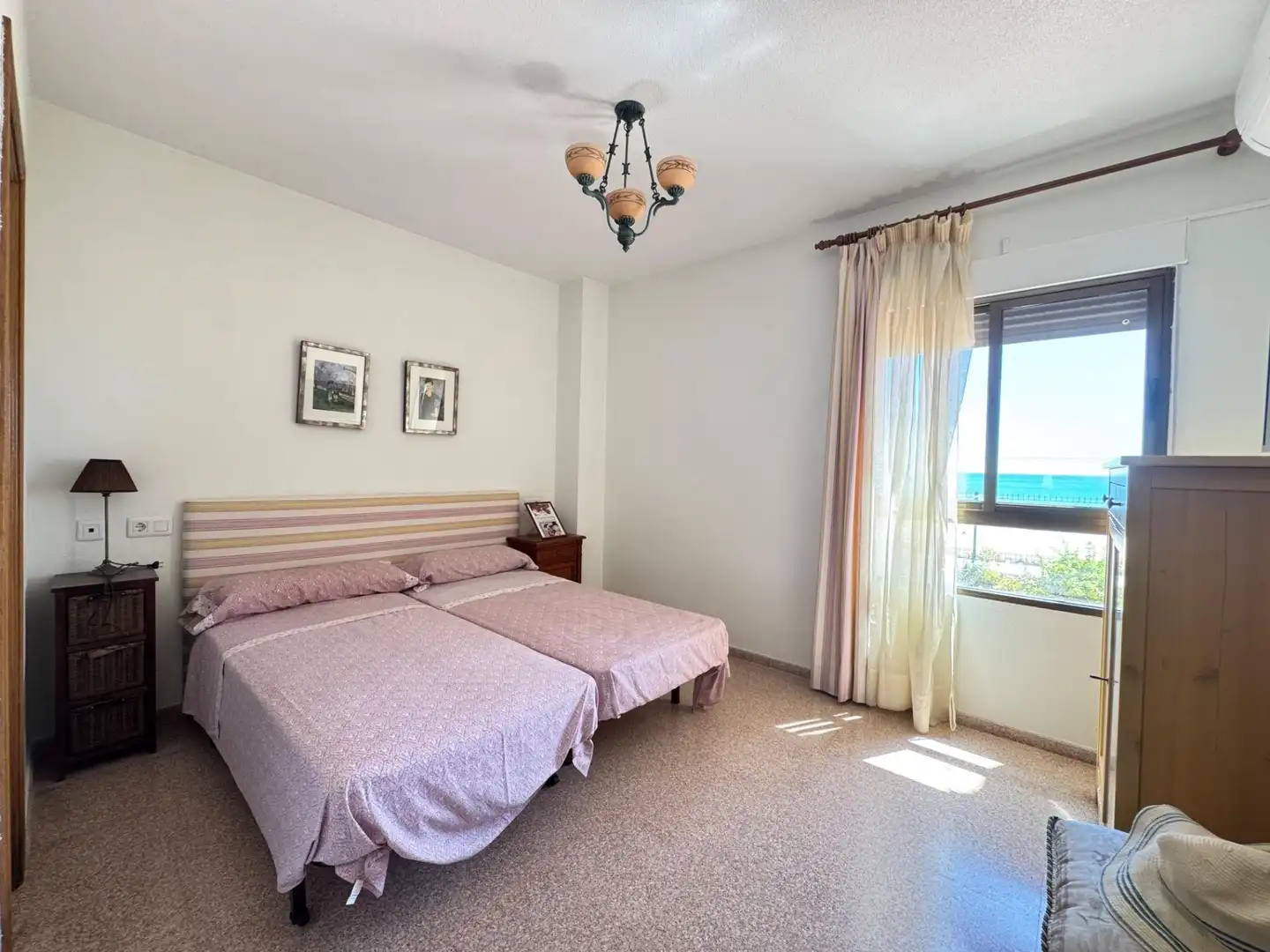 Bedroom of Ground floor for sale in El Campello  with Air Conditioner, Private garden and Community pool