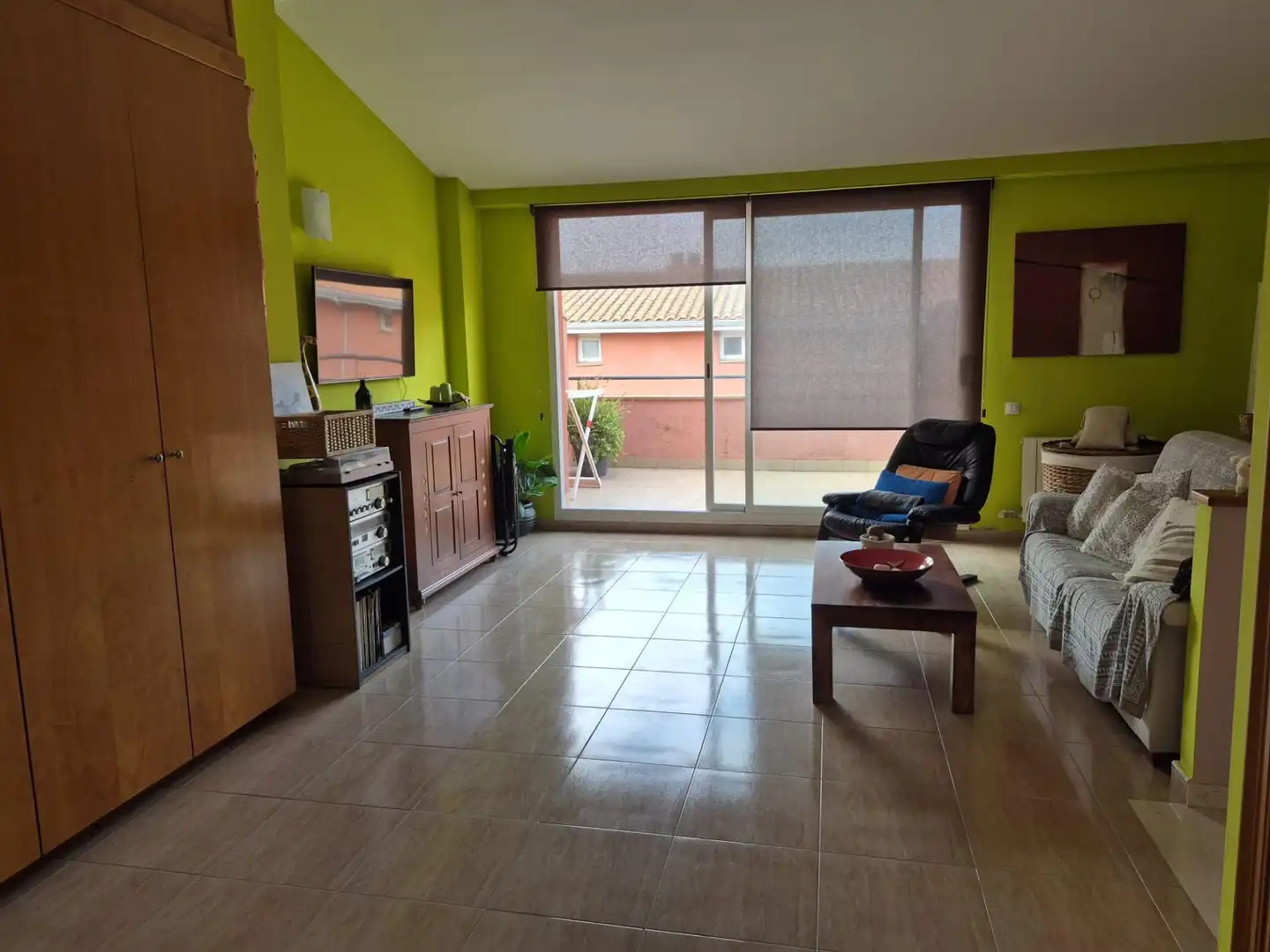 Sala de estar de Casa adosada en venta en Malgrat de Mar con Aire acondicionado, Terraza y Balcón