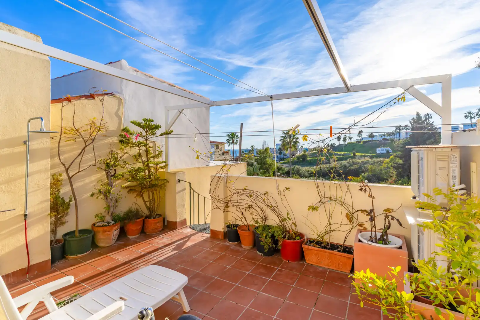 Terrace of Detached homes for sale in Benalmádena  with Air Conditioner, Private garden and Terrace
