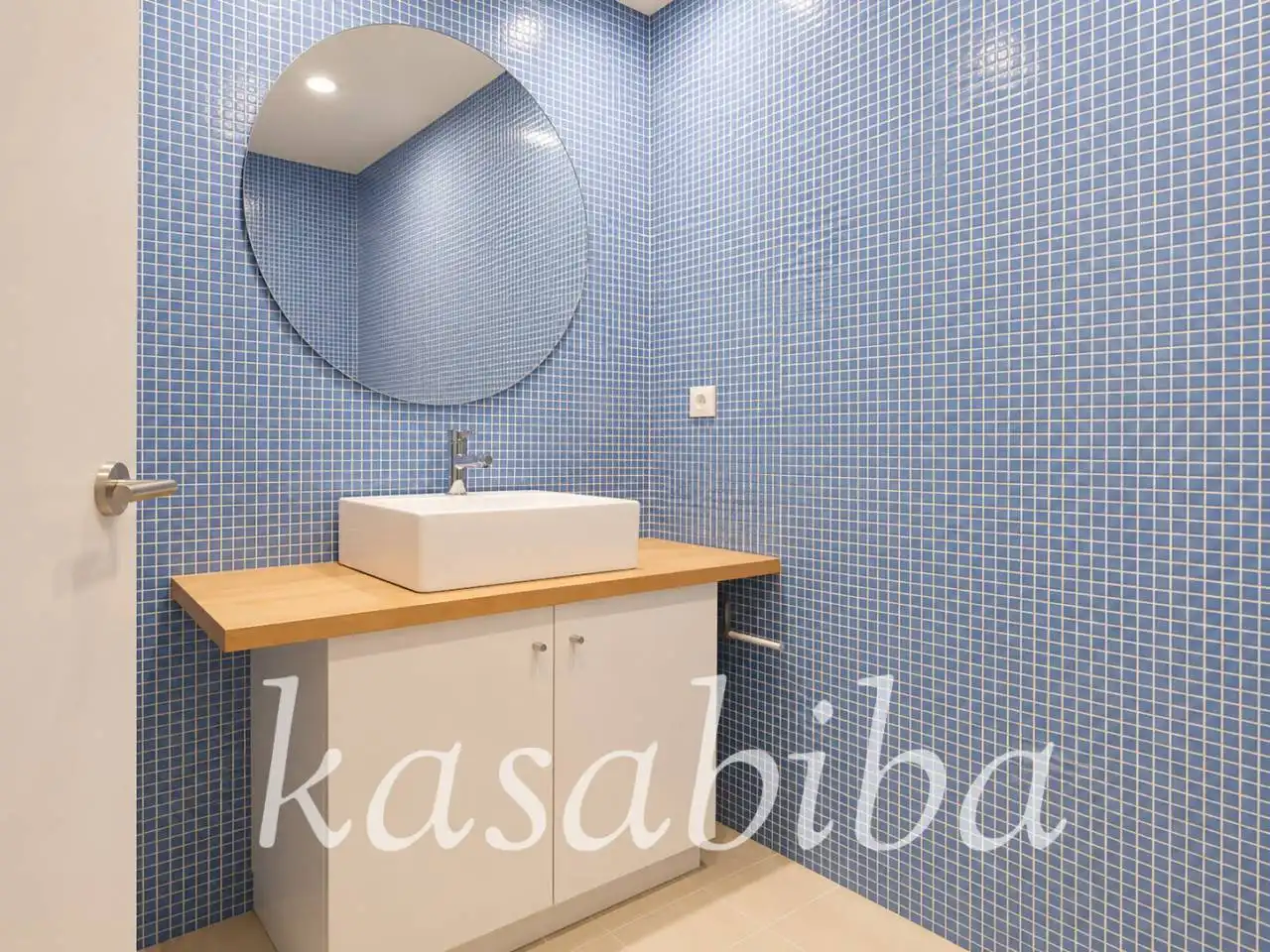 Badezimmer von Dachboden zum Verkauf in Valencia mit Klimaanlage, Heizung und Parkett