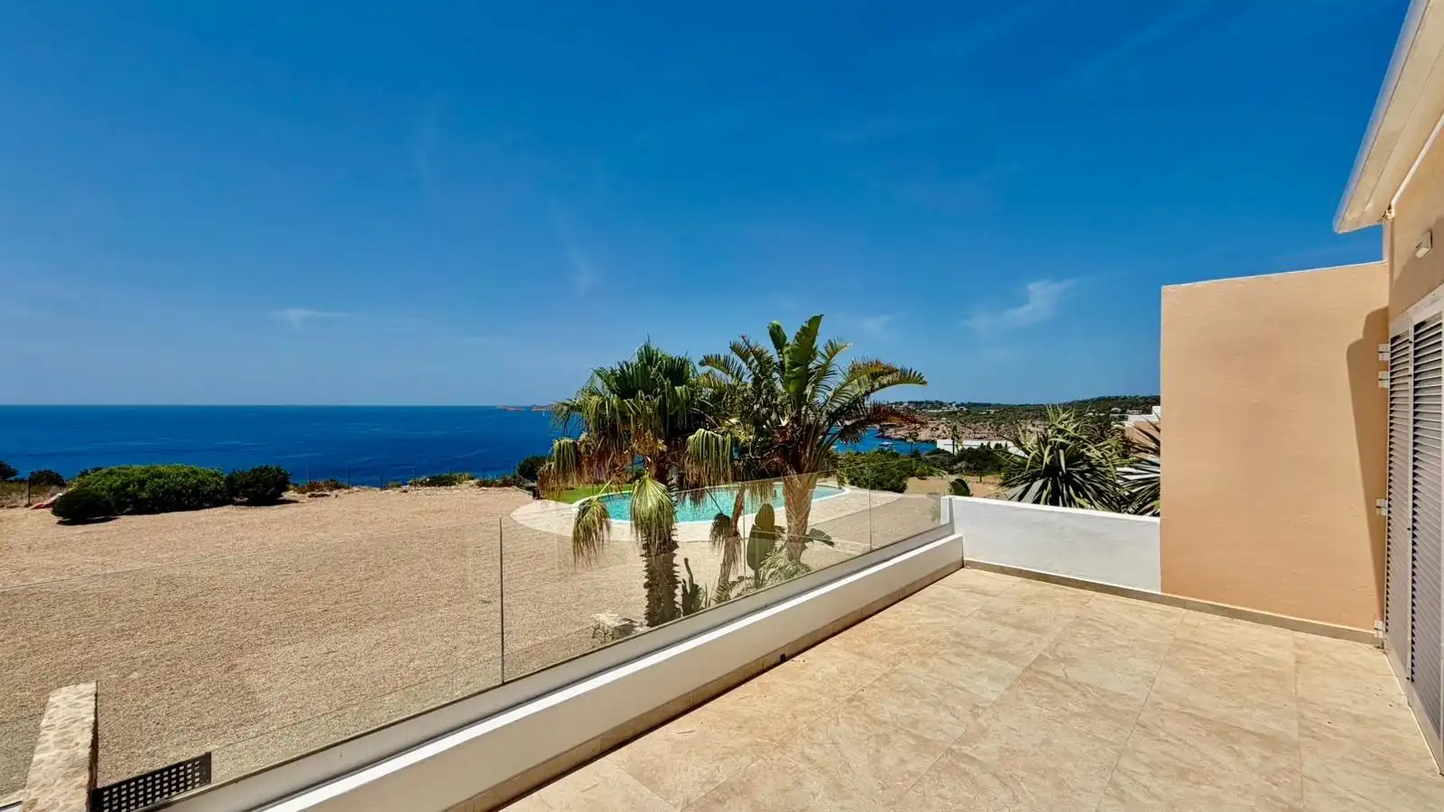 Terrace of Detached homes for sale in Sant Josep de sa Talaia  with Air Conditioner, Heating and Private garden
