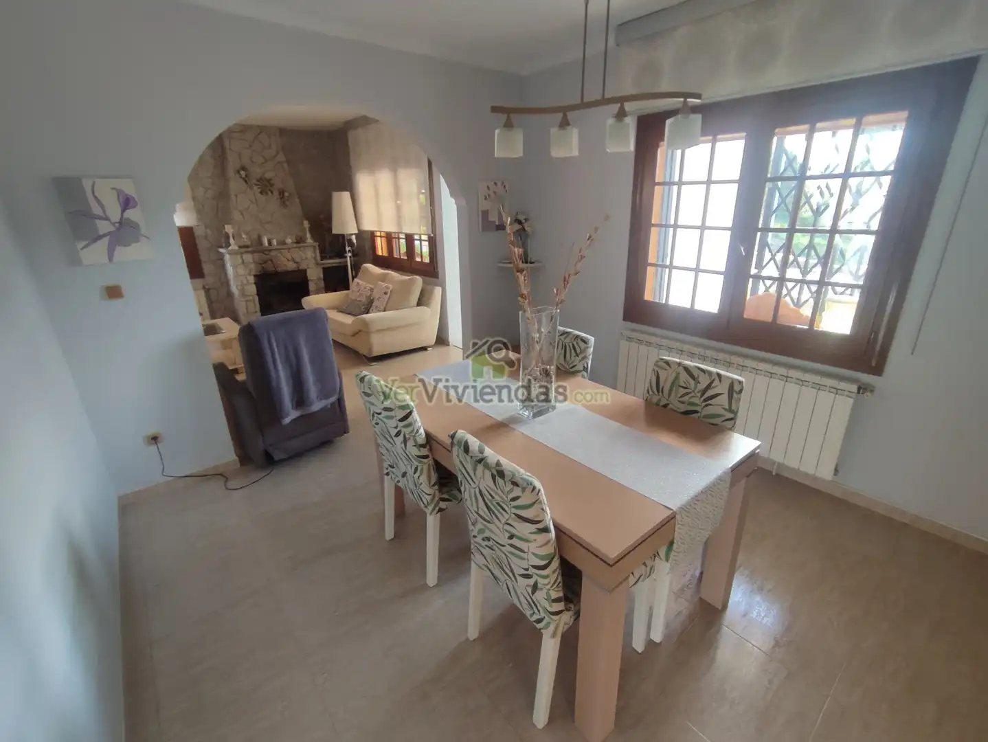 Comedor de Casa o chalet en venta en Vallirana con Aire acondicionado, Calefacción y Jardín privado