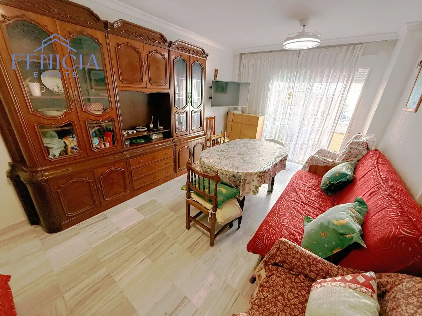 Wohnzimmer von Wohnung zur Miete in Almuñécar mit Klimaanlage, Terrasse und Möbliert