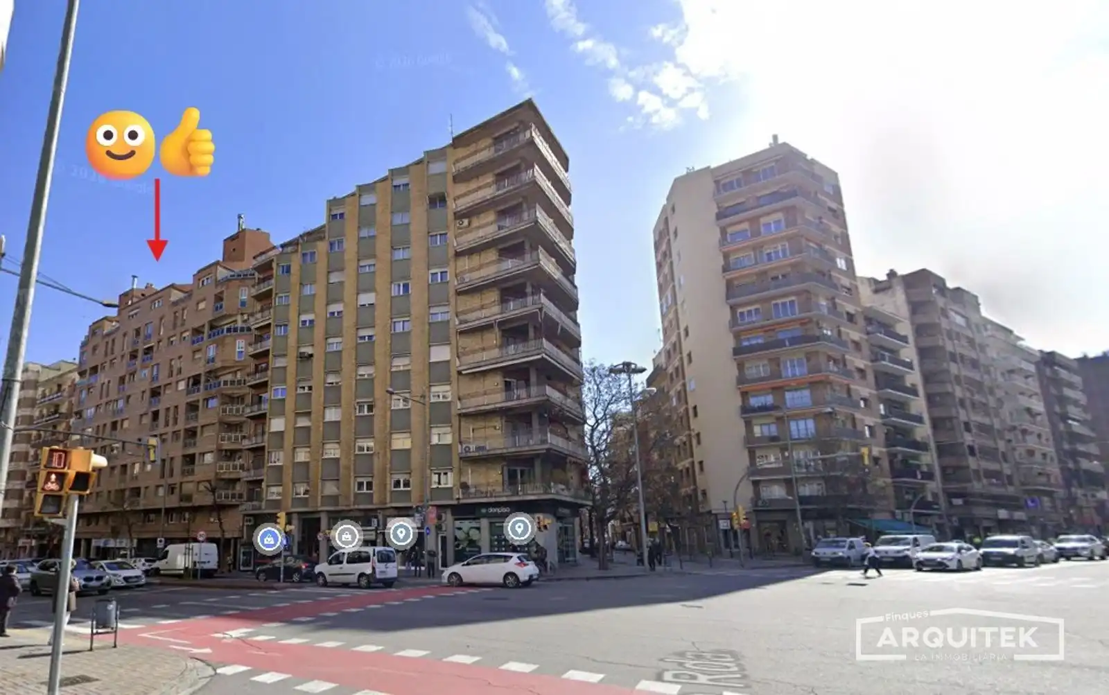 Vista exterior de Pis en venda en Lleida amb Terrassa