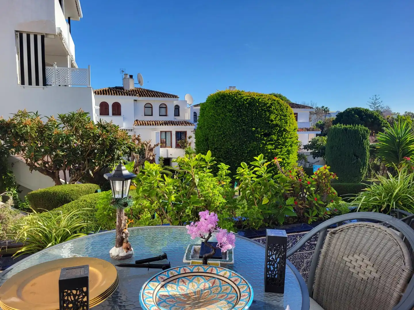 Jardín de Casa o chalet en venta en Estepona con Aire acondicionado, Calefacción y Terraza