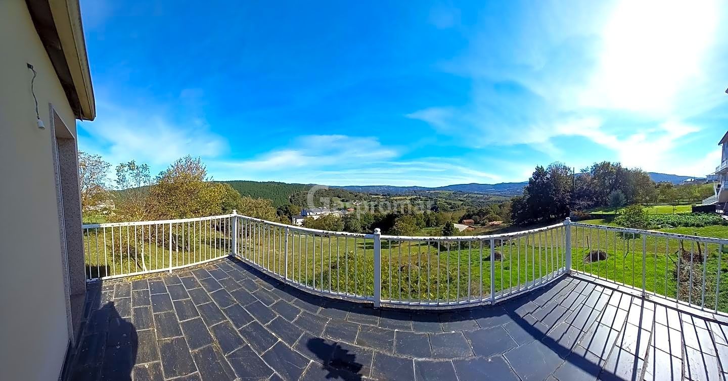 Terrassa de Casa o xalet en venda en Castro Caldelas amb Jardí privat, Parquet i Terrassa