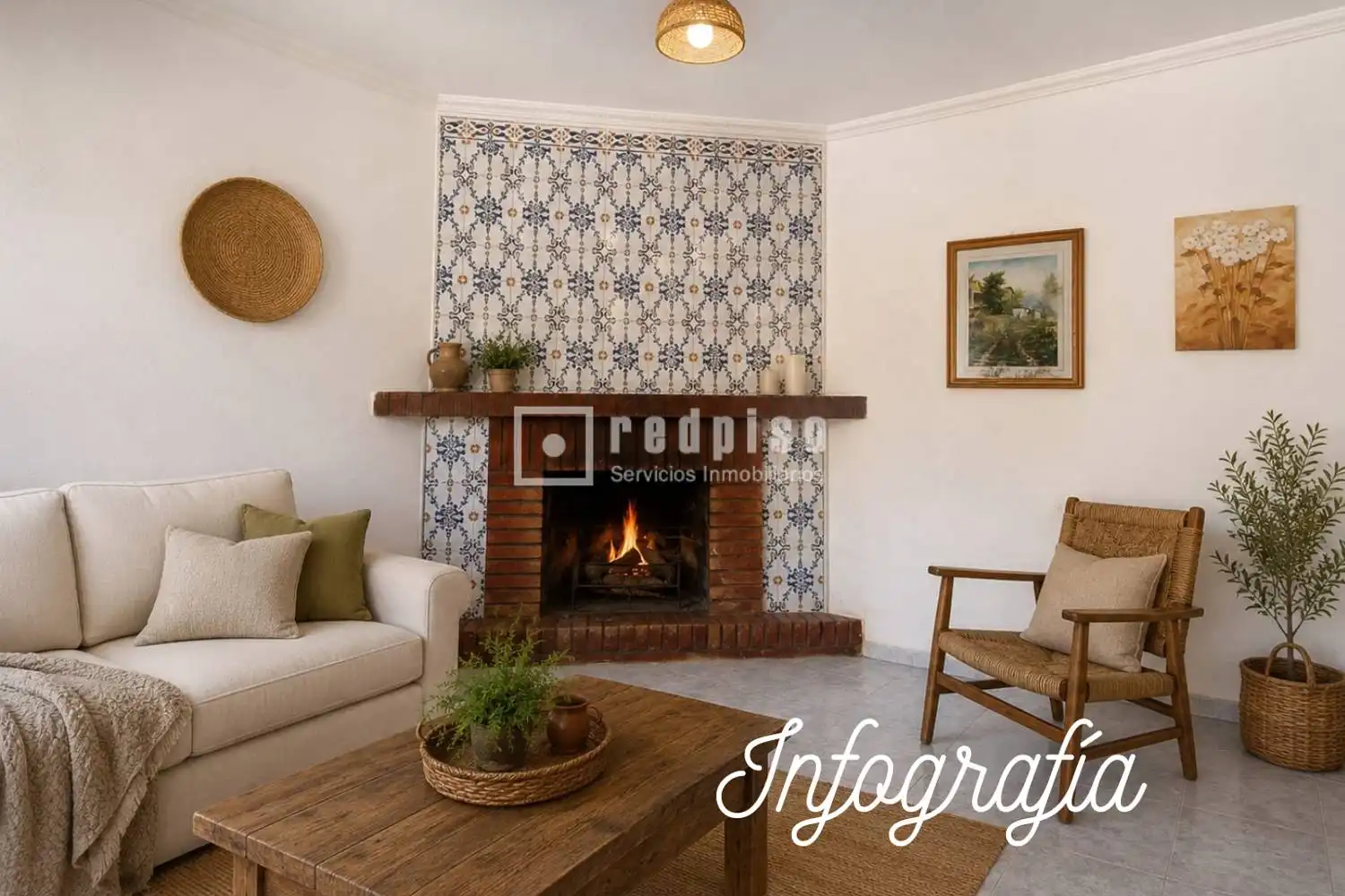 Living room of Houses for sale in Almogía  with Terrace, Storage room and Swimming Pool