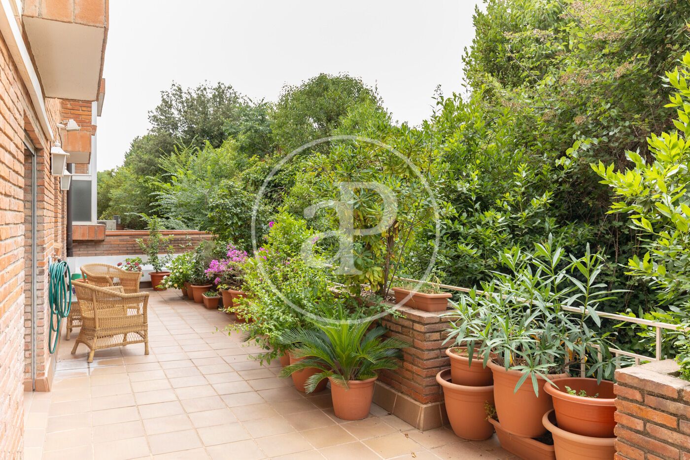 Terrace of Flat for sale in Sant Cugat del Vallès  with Air Conditioner, Heating and Private garden