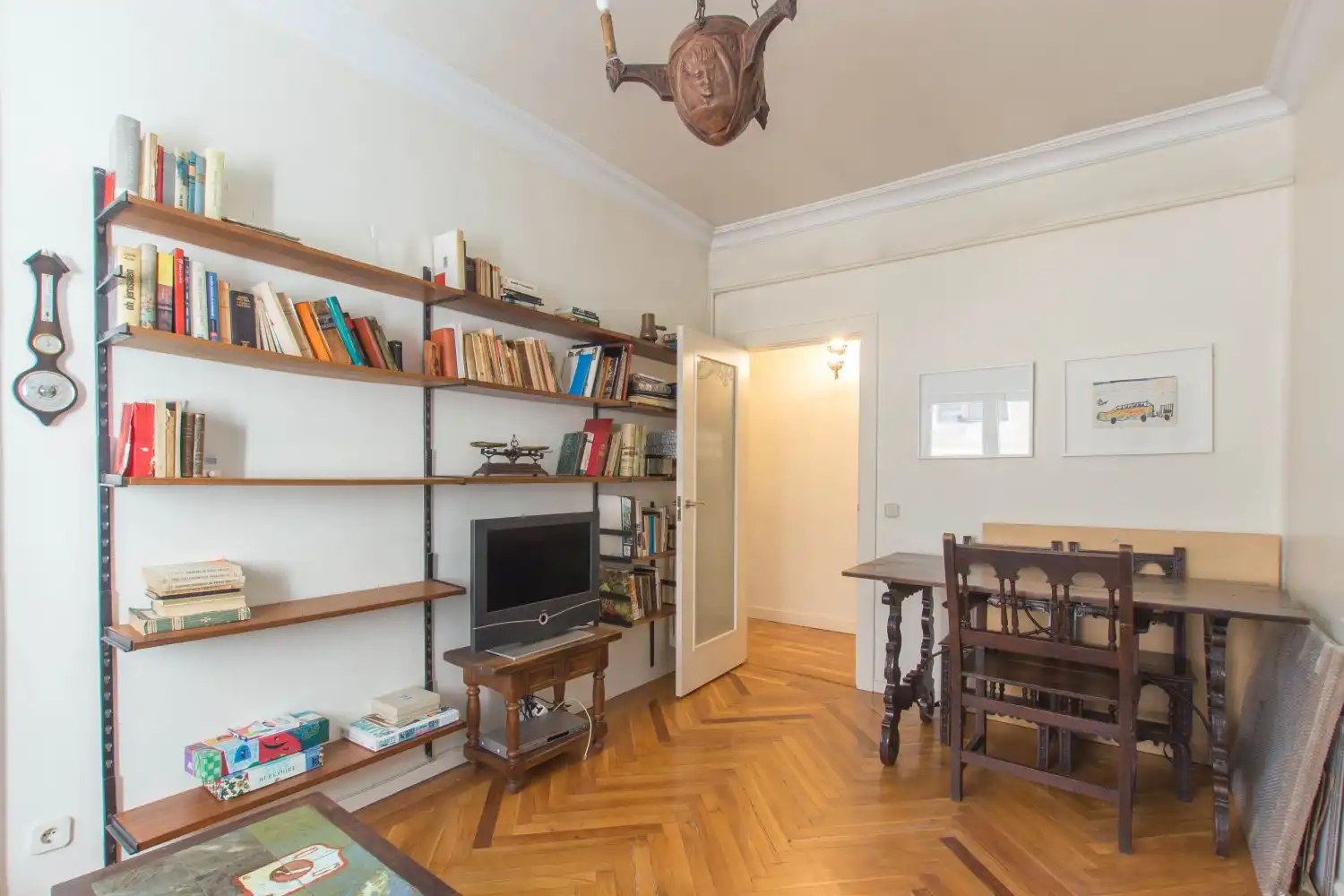 Sala d'estar de Pis en venda en  Pamplona / Iruña amb Calefacció, Parquet i Balcó