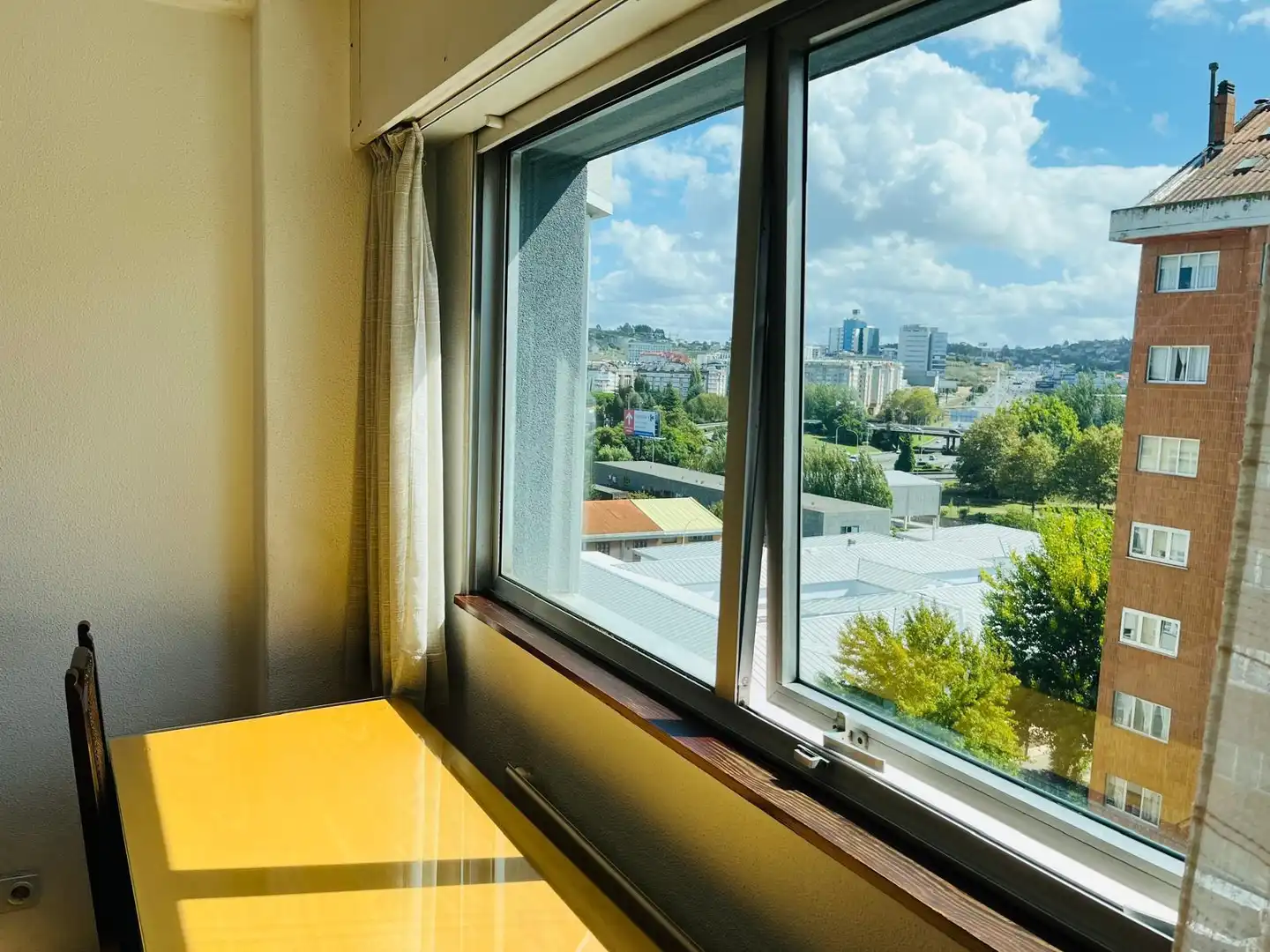 Balcony of Flat for rent in A Coruña Capital   with Heating, Parquet flooring and Furnished