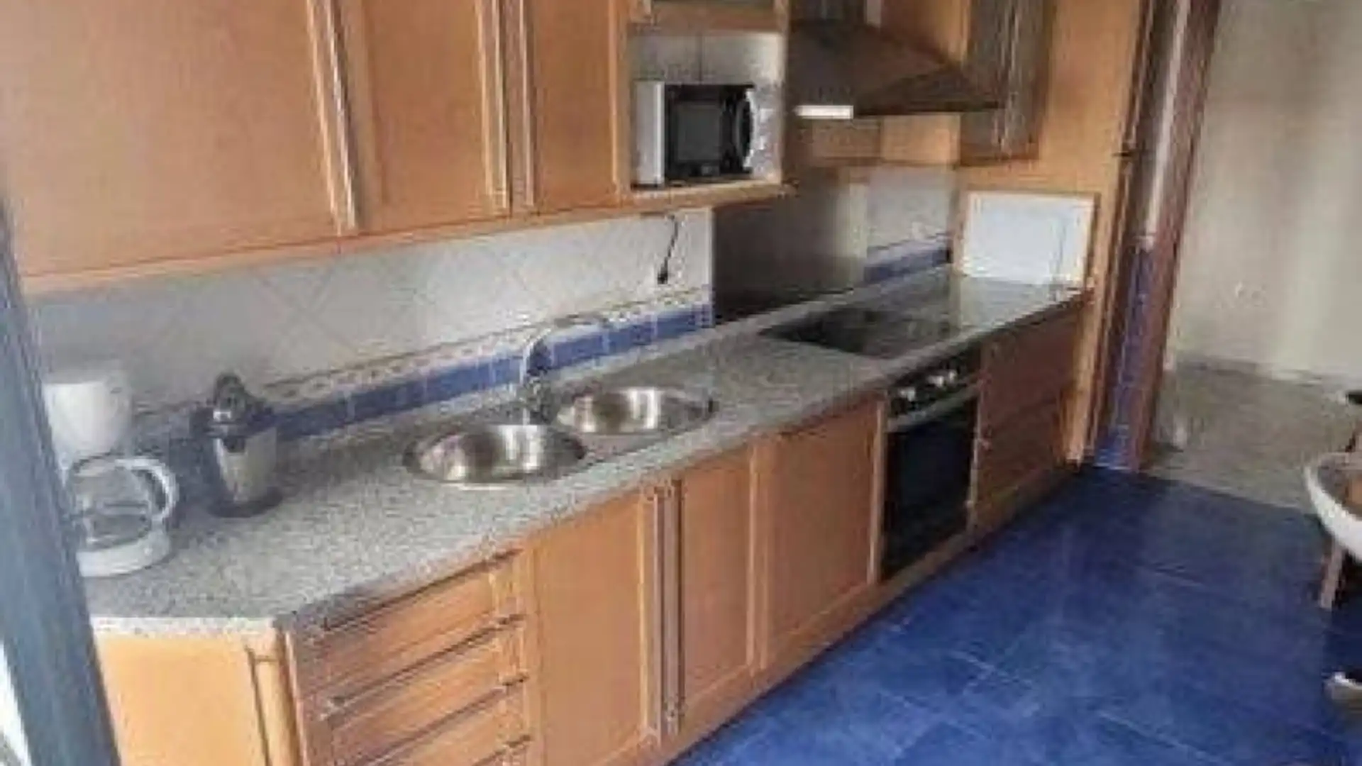 Kitchen of Flat for sale in Cáceres Capital  with Air Conditioner and Furnished