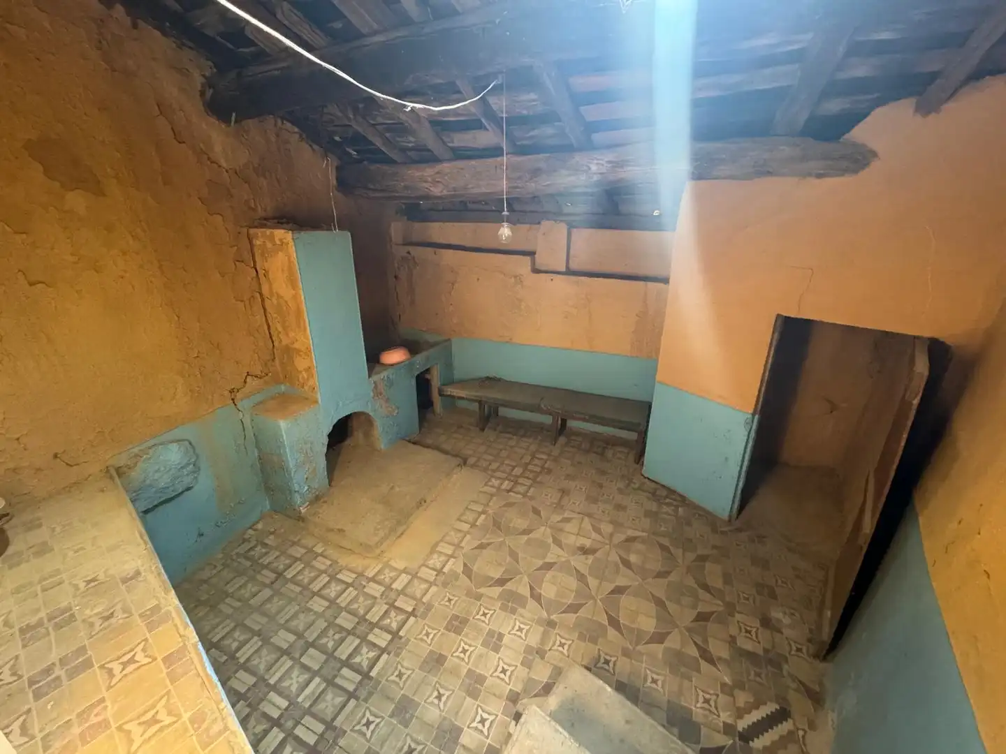 Cocina de Finca rústica en venta en Arroyomolinos de la Vera