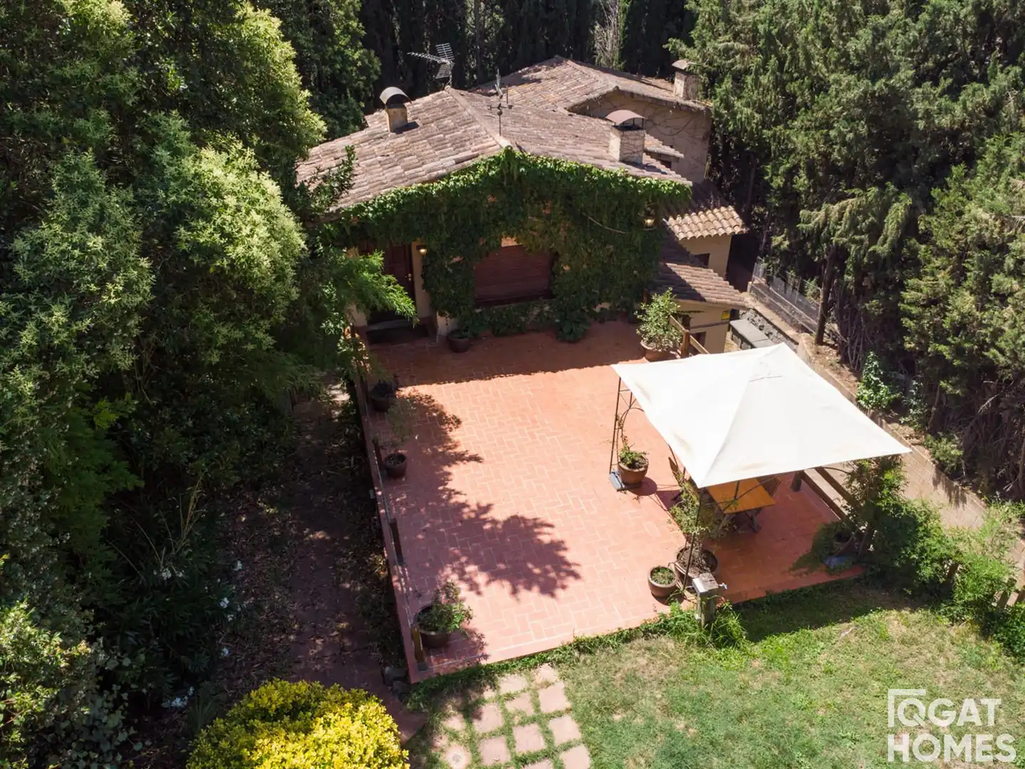 Jardín de Casa o chalet en venta en Sant Cugat del Vallès con Aire acondicionado, Calefacción y Terraza