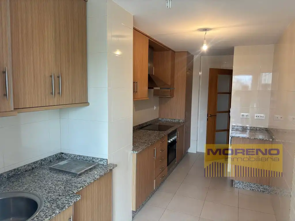 Cocina de Apartamento en venta en Sarria con Terraza