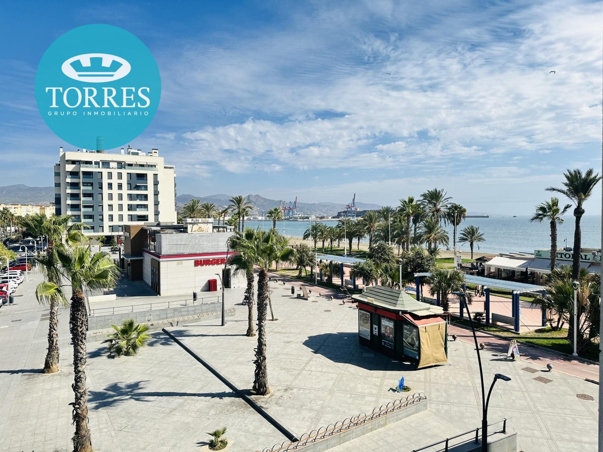 Exterior view of Flat to rent in Málaga Capital  with Air Conditioner, Terrace and Balcony