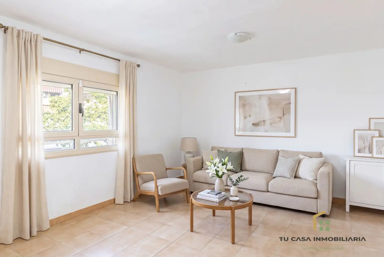 Living room of Flat for sale in Badalona  with Air Conditioner