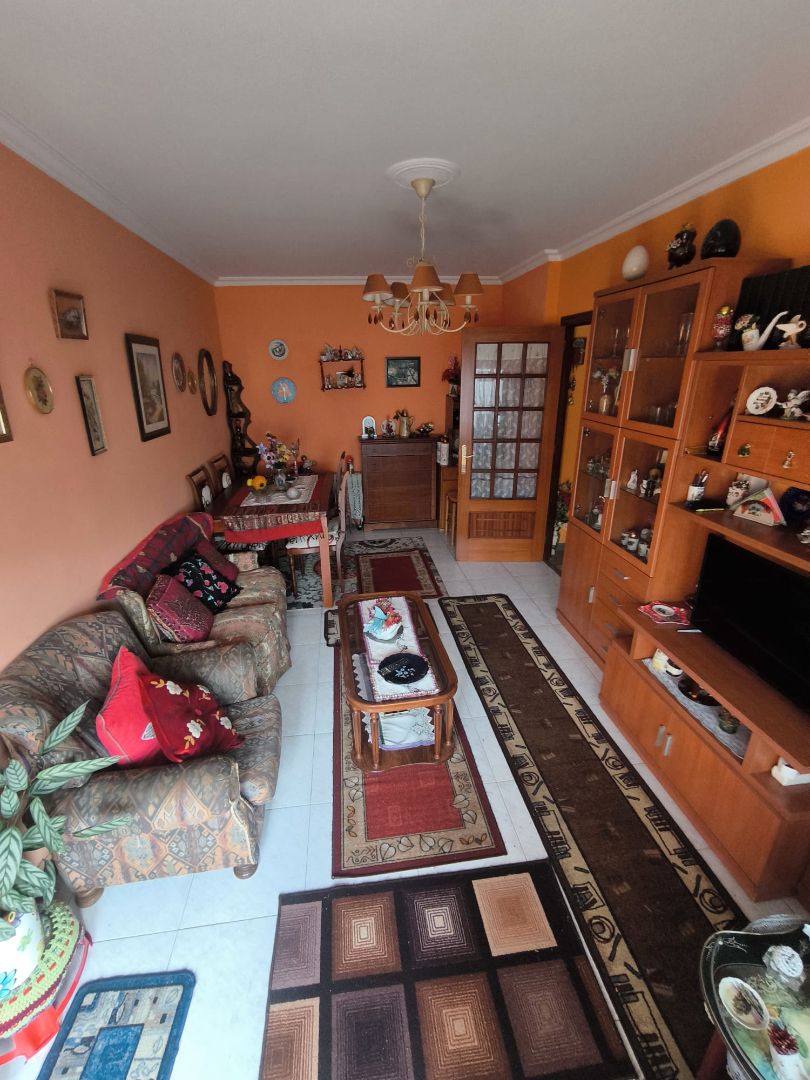 Living room of Flat for sale in Ponteareas  with Heating, Parquet flooring and Terrace