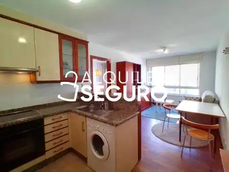 Cocina de Piso de alquiler en Oleiros con Calefacción, Trastero y Amueblado