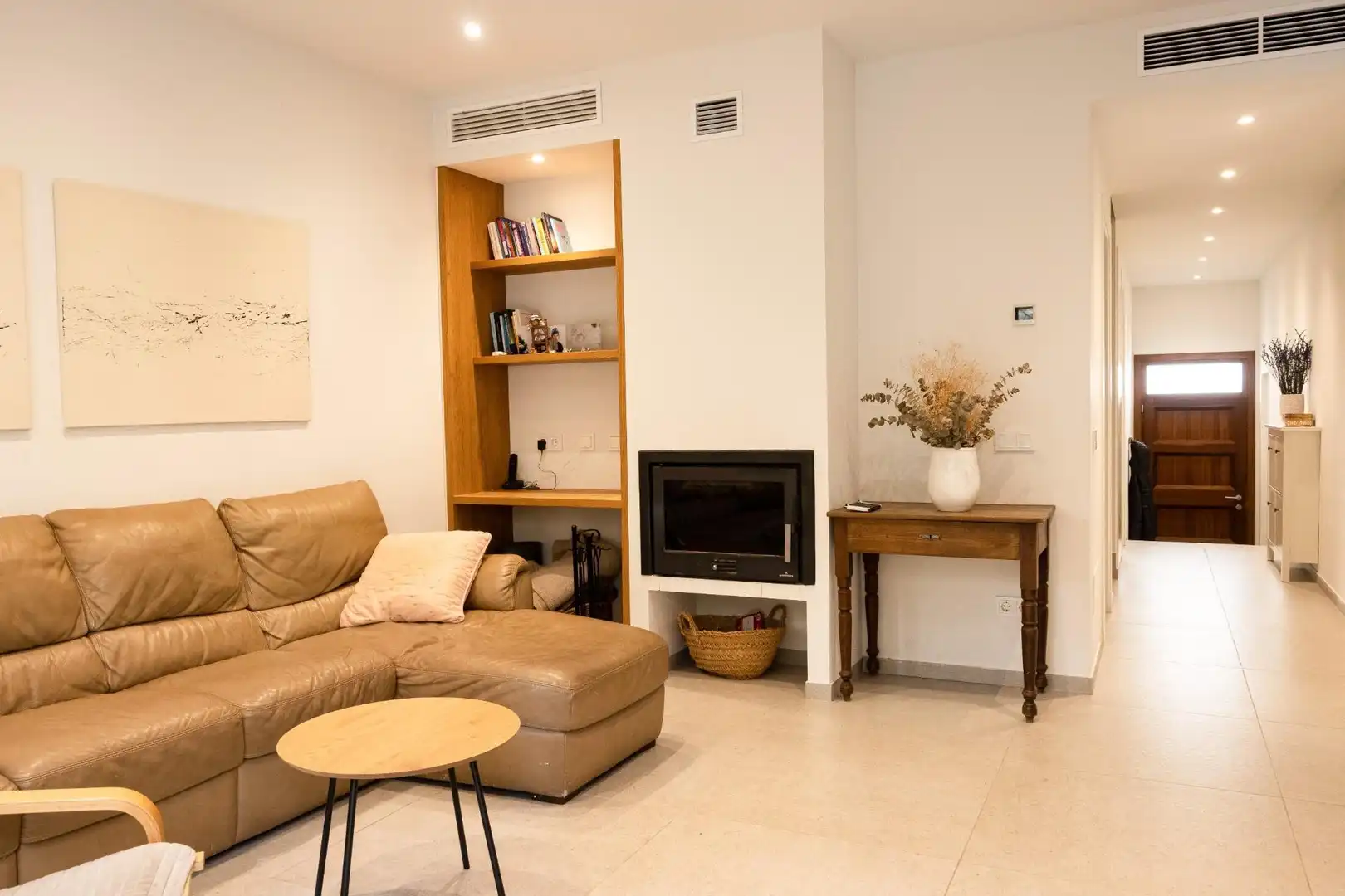 Sala d'estar de Casa adosada en venda en Artà amb Aire condicionat, Calefacció i Terrassa