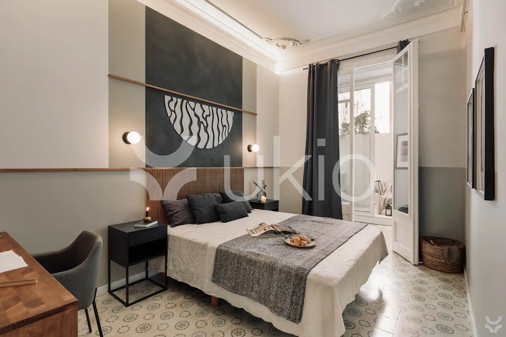 Habitación de Apartamento de alquiler en Barcelona con Aire acondicionado, Calefacción y Terraza