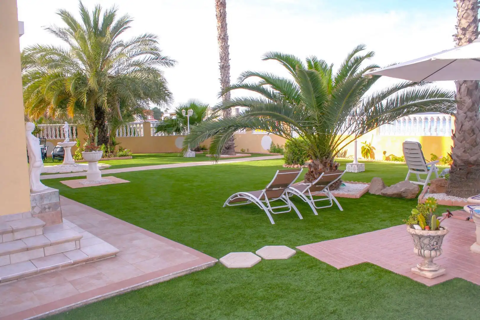 Terrasse von Haus oder Chalet zum Verkauf in La Manga del Mar Menor mit Klimaanlage, Heizung und Privatgarten