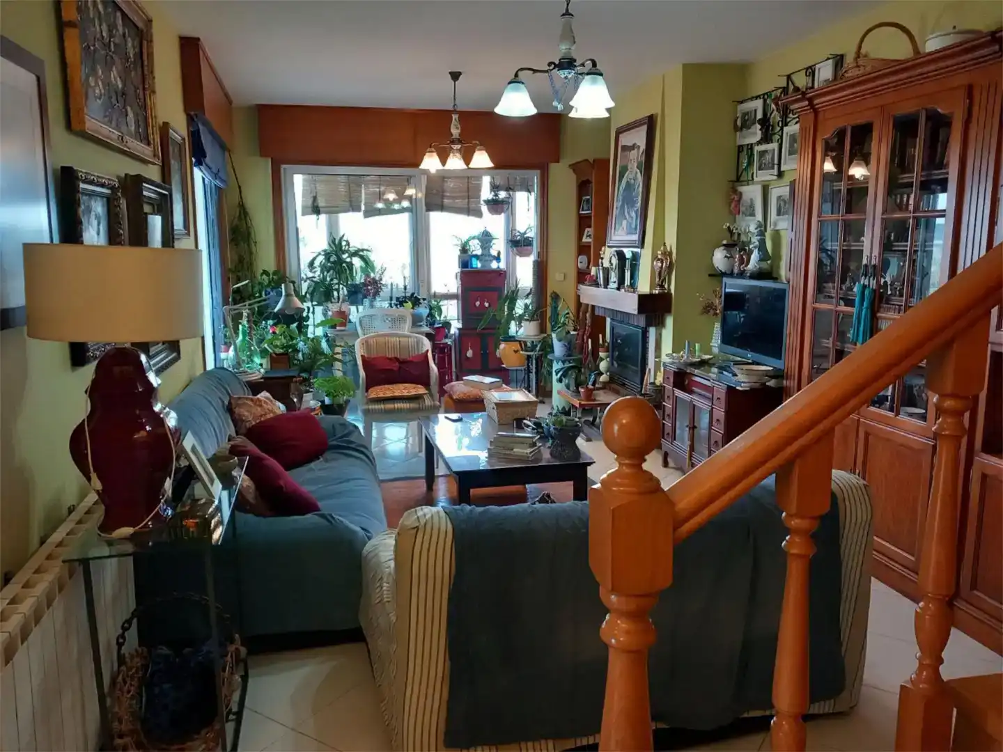 Sala de estar de Piso en venta en Nigrán con Balcón