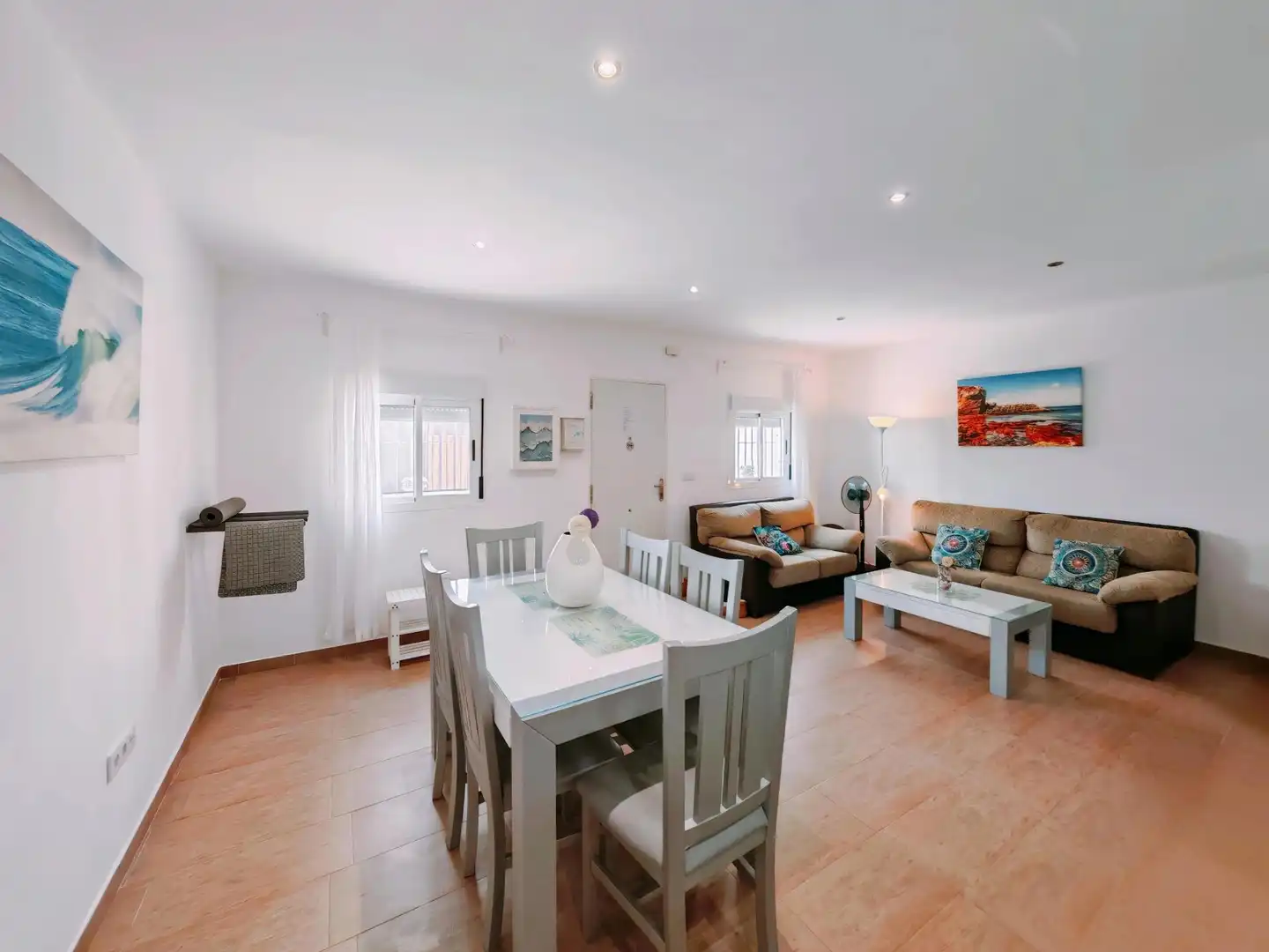 Living room of Houses for sale in Vejer de la Frontera  with Air Conditioner, Terrace and Furnished
