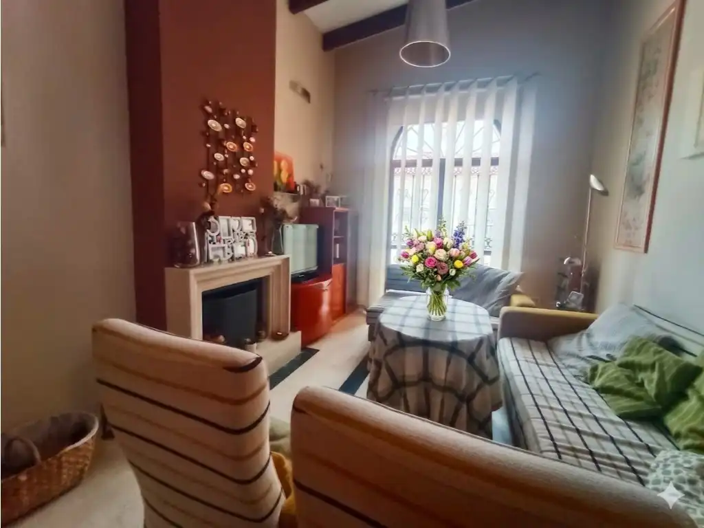 Sala d'estar de Casa adosada en venda en Casabermeja