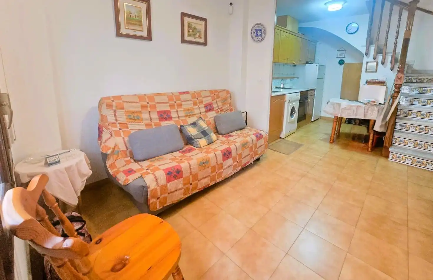 Wohnzimmer von Haus oder Chalet zum Verkauf in Santa Pola mit Heizung und Möbliert