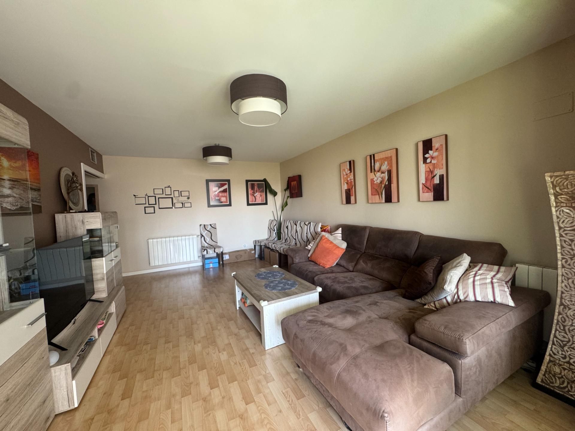 Living room of Flat to rent in  Madrid Capital  with Air Conditioner, Heating and Private garden