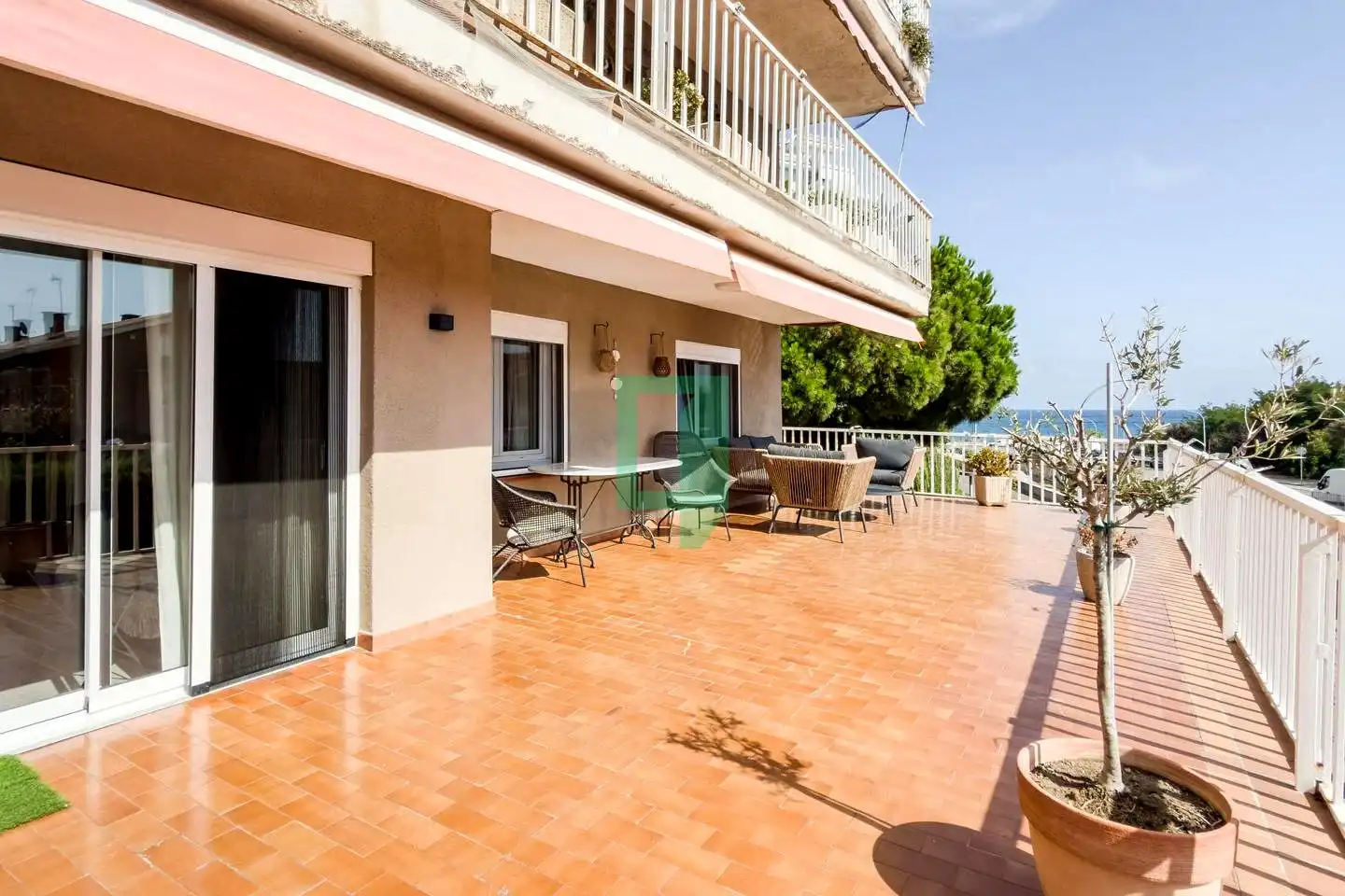 Terrace of Flat for sale in Vilassar de Mar  with Air Conditioner, Heating and Terrace