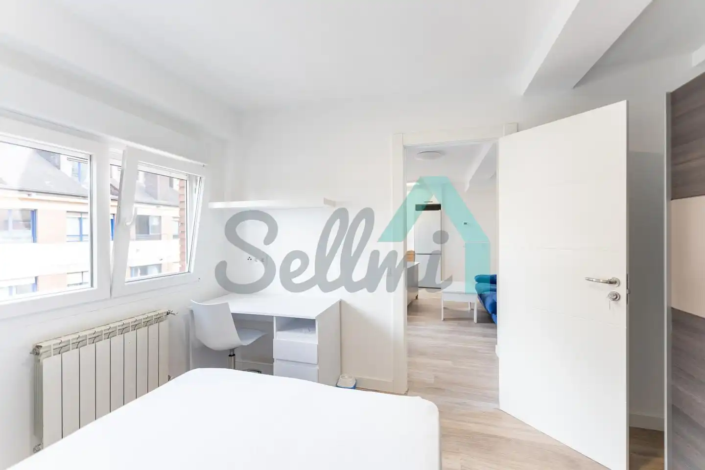 Schlafzimmer von Wohnung zur Miete in Oviedo  mit Heizung, Terrasse und Möbliert