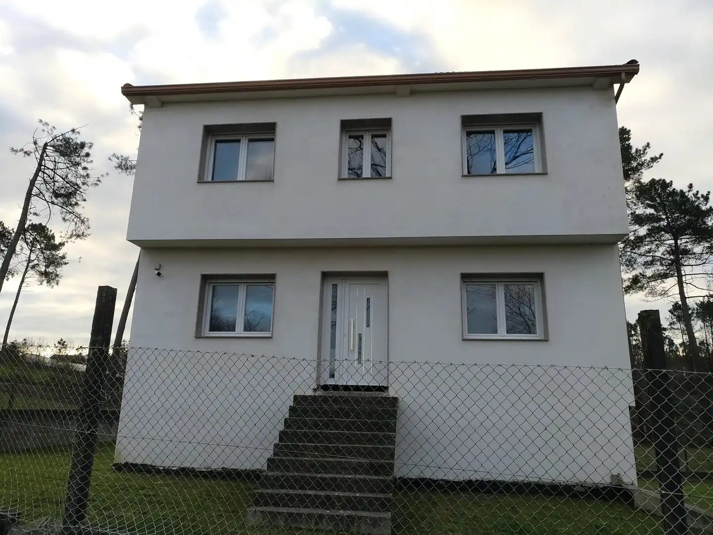 Vista exterior de Casa o chalet en venta en Ordes con Jardín privado