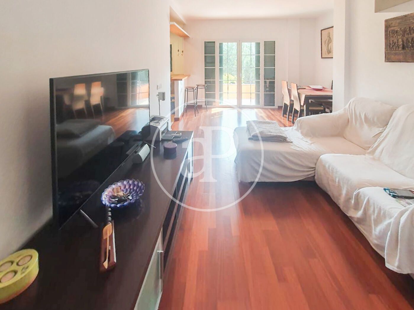Living room of Flat to rent in  Palma de Mallorca  with Air Conditioner, Heating and Private garden
