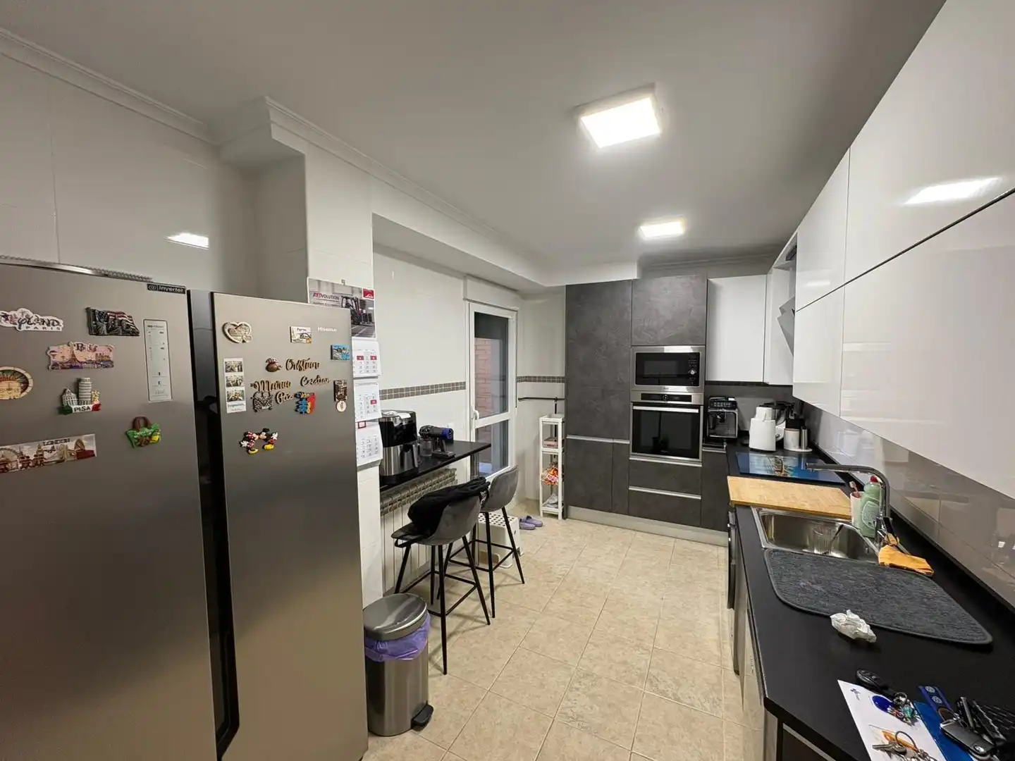 Cuina de Apartament en venda en Santovenia de Pisuerga amb Calefacció, Terrassa i Traster