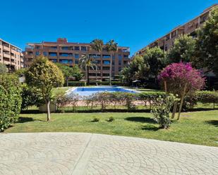 Garden of Flat for sale in  Valencia Capital  with Air Conditioner, Parquet flooring and Terrace