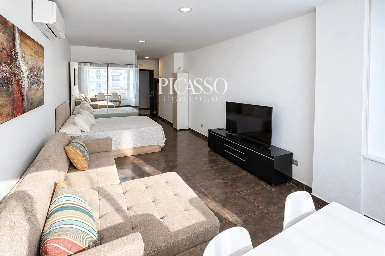 Sala d'estar de Apartament de lloguer en Centro