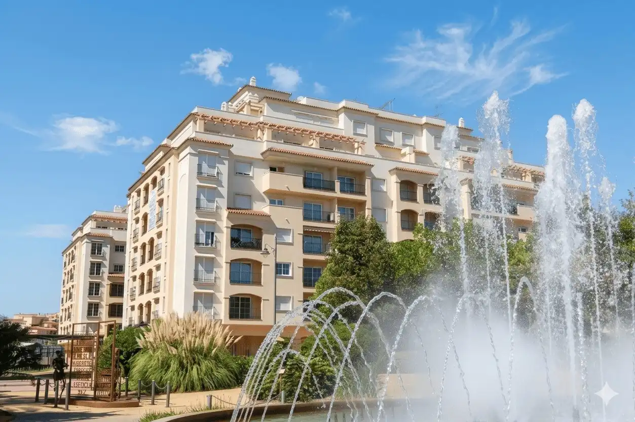 Vista exterior de Apartamento de alquiler en Estepona con Aire acondicionado, Terraza y Amueblado