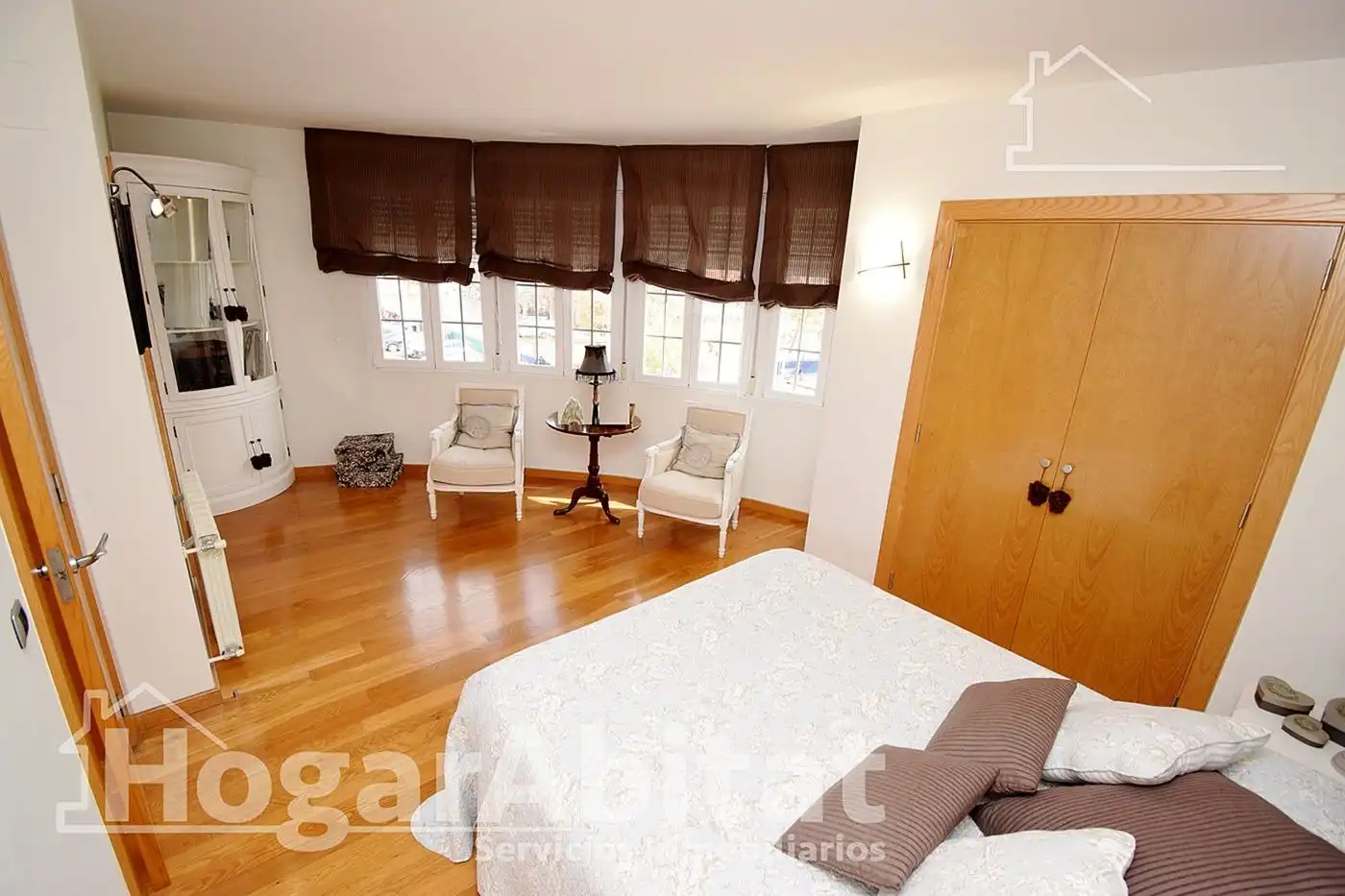 Schlafzimmer von Einfamilien-Reihenhaus zum Verkauf in Vila-real mit Klimaanlage, Privatgarten und Terrasse
