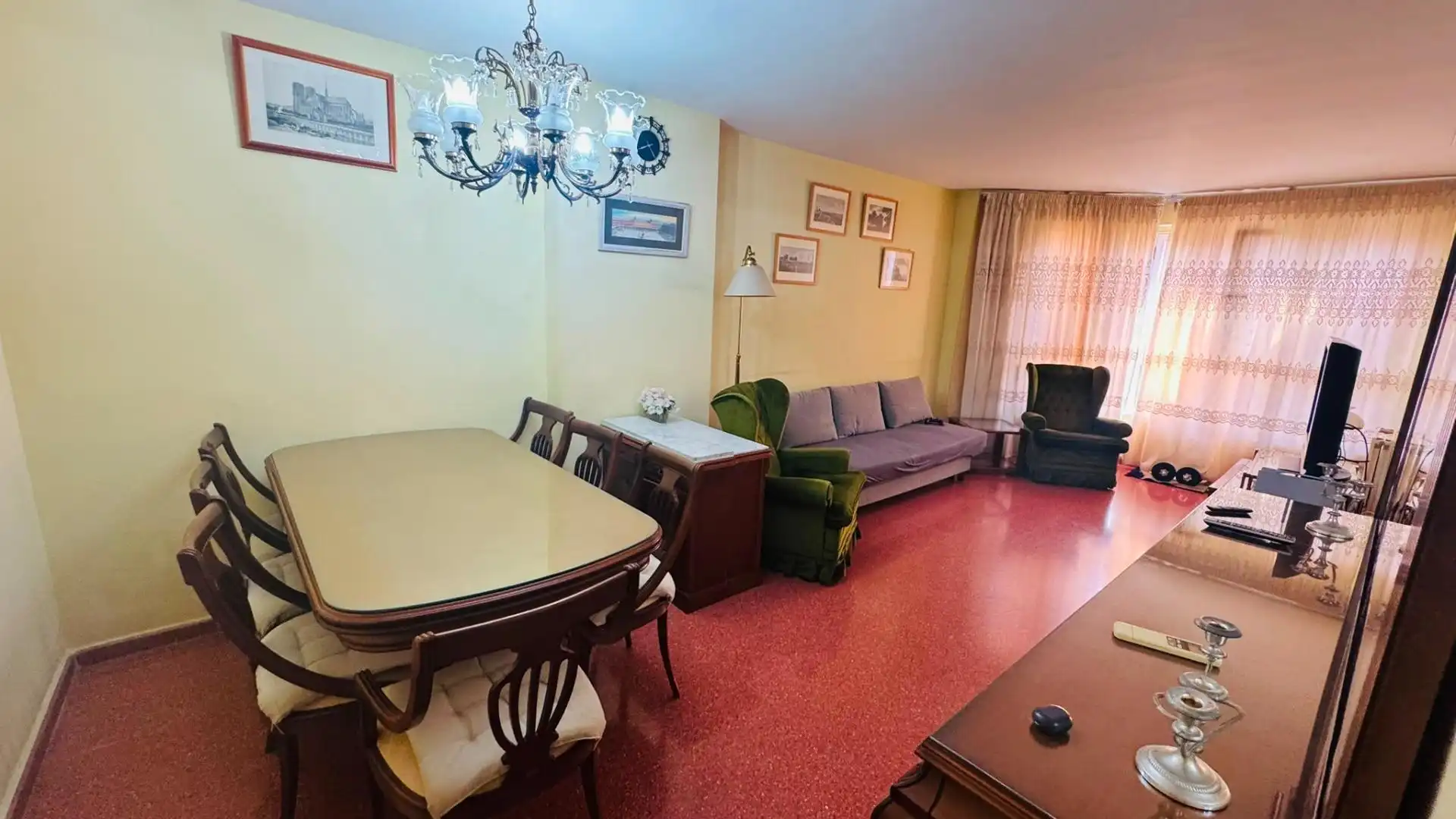 Sala de estar de Piso de alquiler en Valencia con Aire acondicionado, Calefacción y Jardín privado