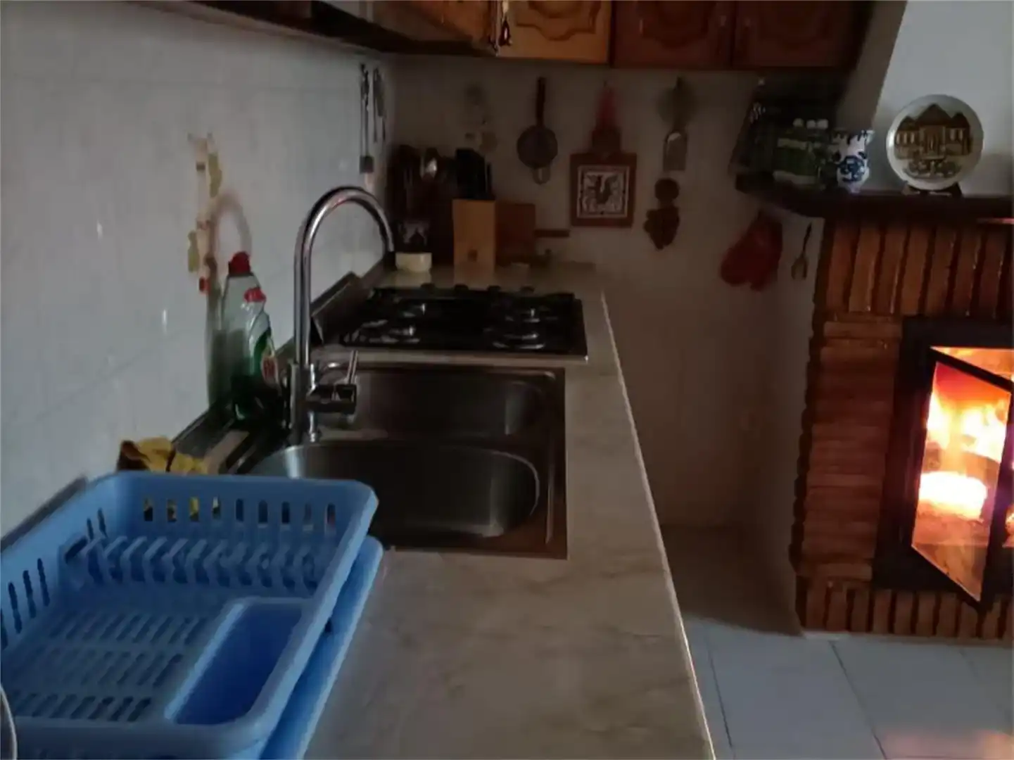 Cuina de Casa adosada en venda en Huesa amb Aire condicionat, Jardí privat i Traster