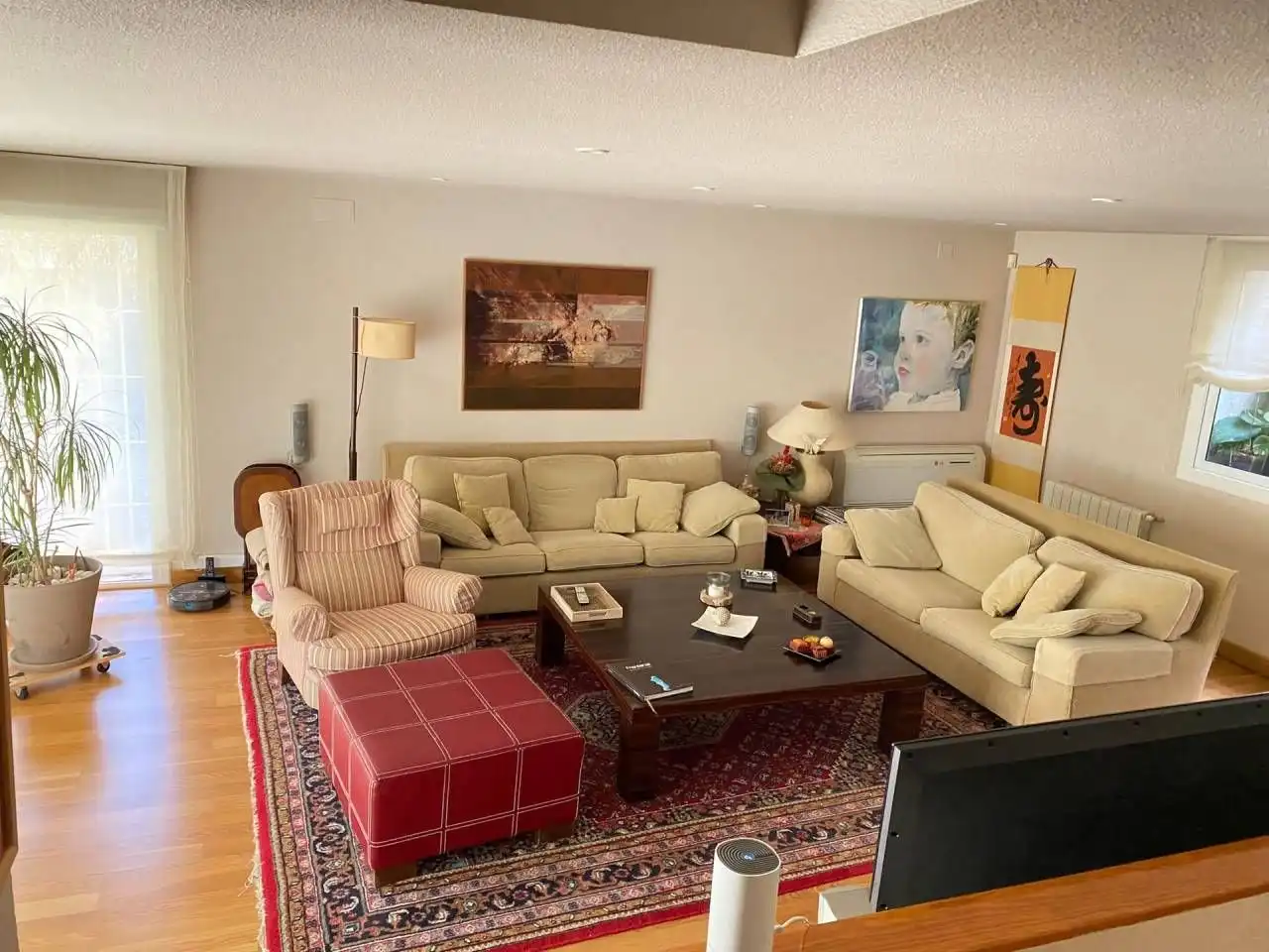 Living room of Houses for sale in Molina de Segura  with Air Conditioner, Private garden and Parquet flooring