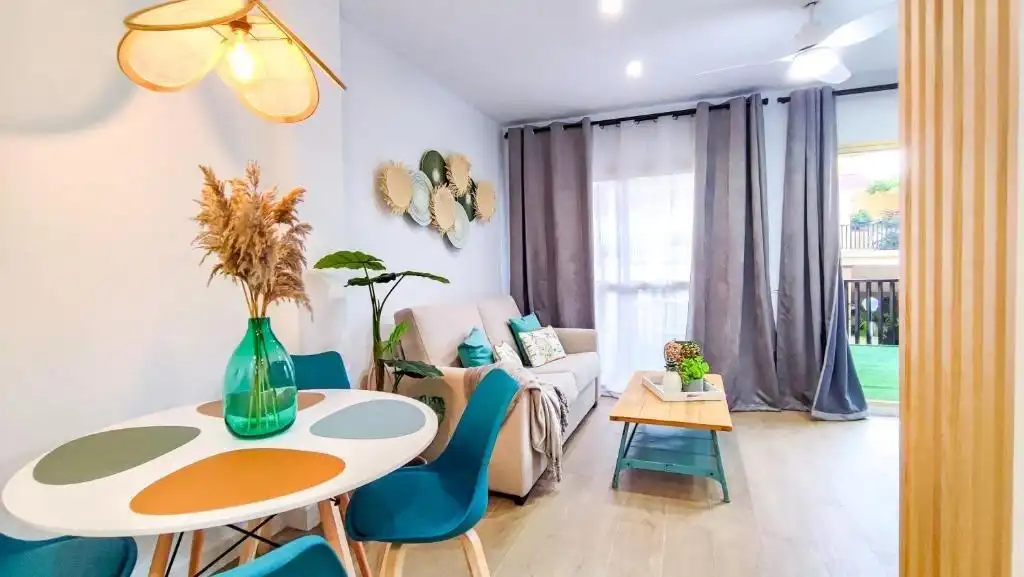 Living room of Apartments for sale in Marbella  with Air Conditioner, Heating and Private garden