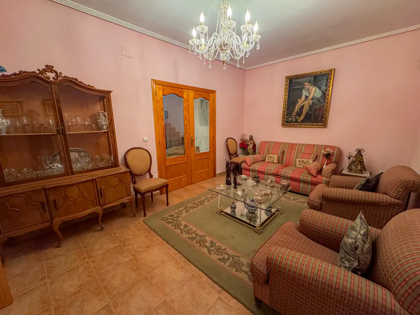 Sala de estar de Casa o chalet en venta en Moral de Calatrava con Aire acondicionado, Terraza y Trastero