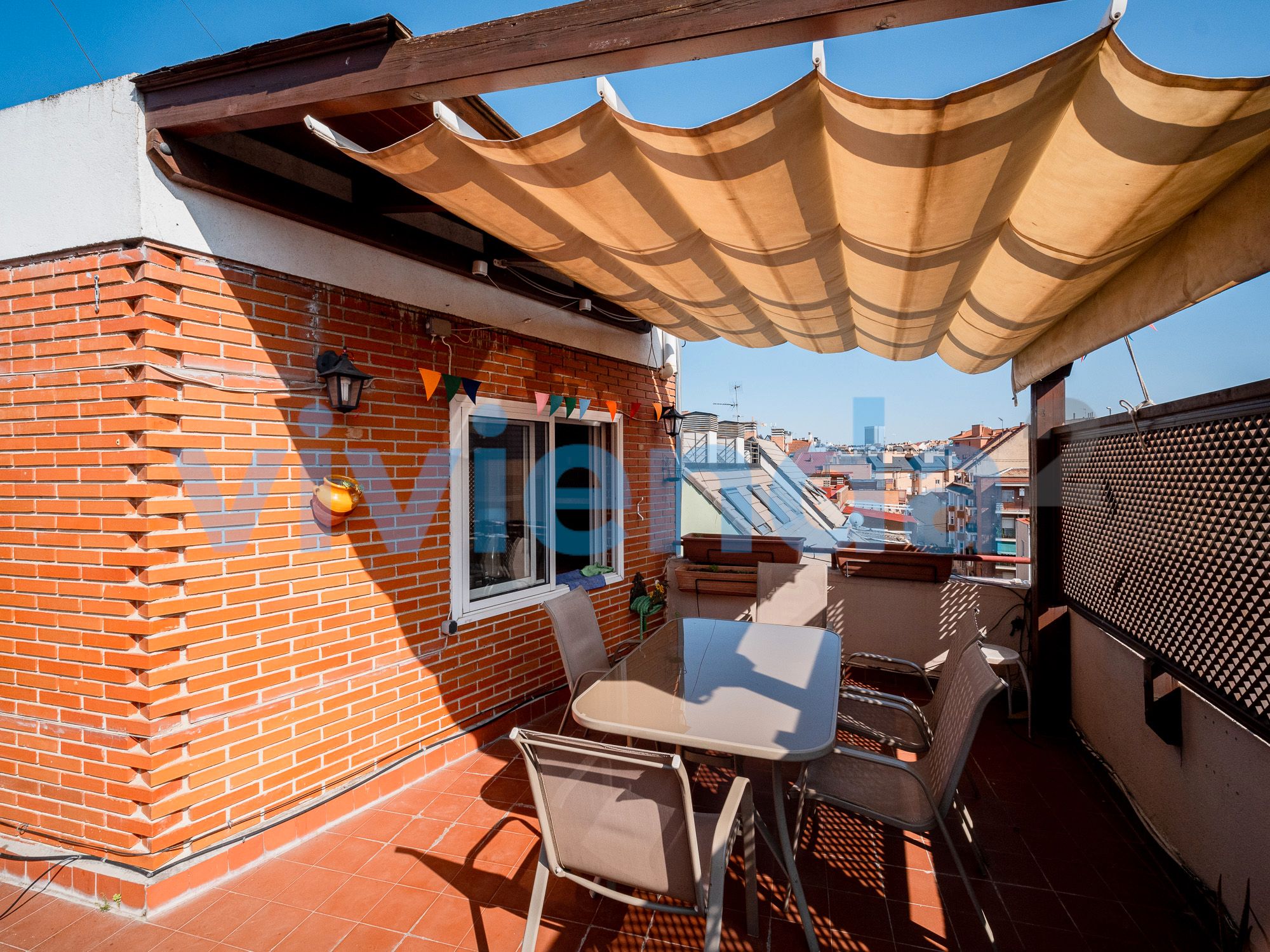 Terrace of Attic for sale in  Madrid Capital  with Heating, Terrace and Furnished