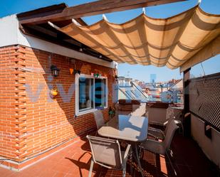 Terrace of Attic for sale in  Madrid Capital  with Heating, Terrace and Furnished